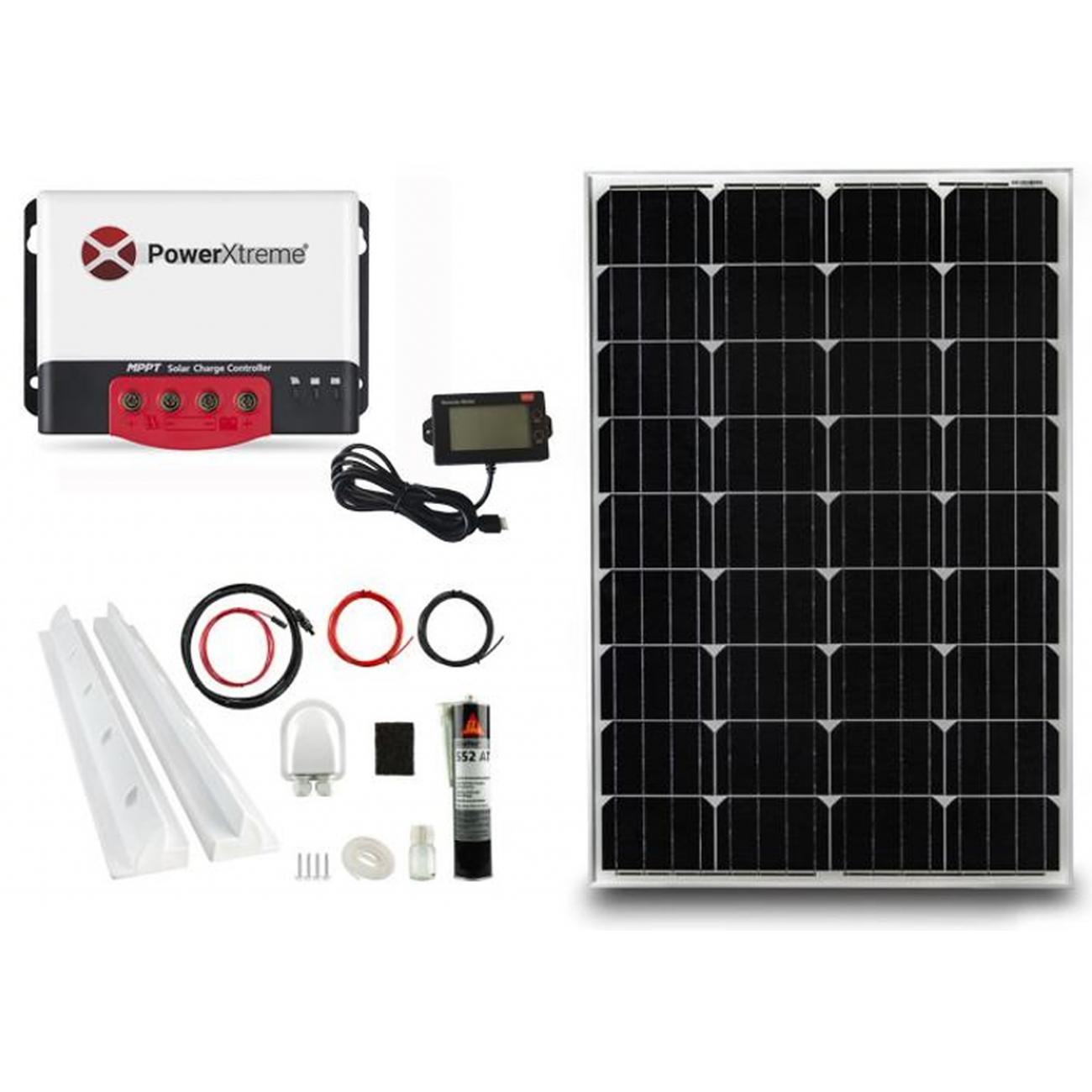 MPPT Solar Laderegler PowerXtreme XS20s Mit Display 115W Paket
