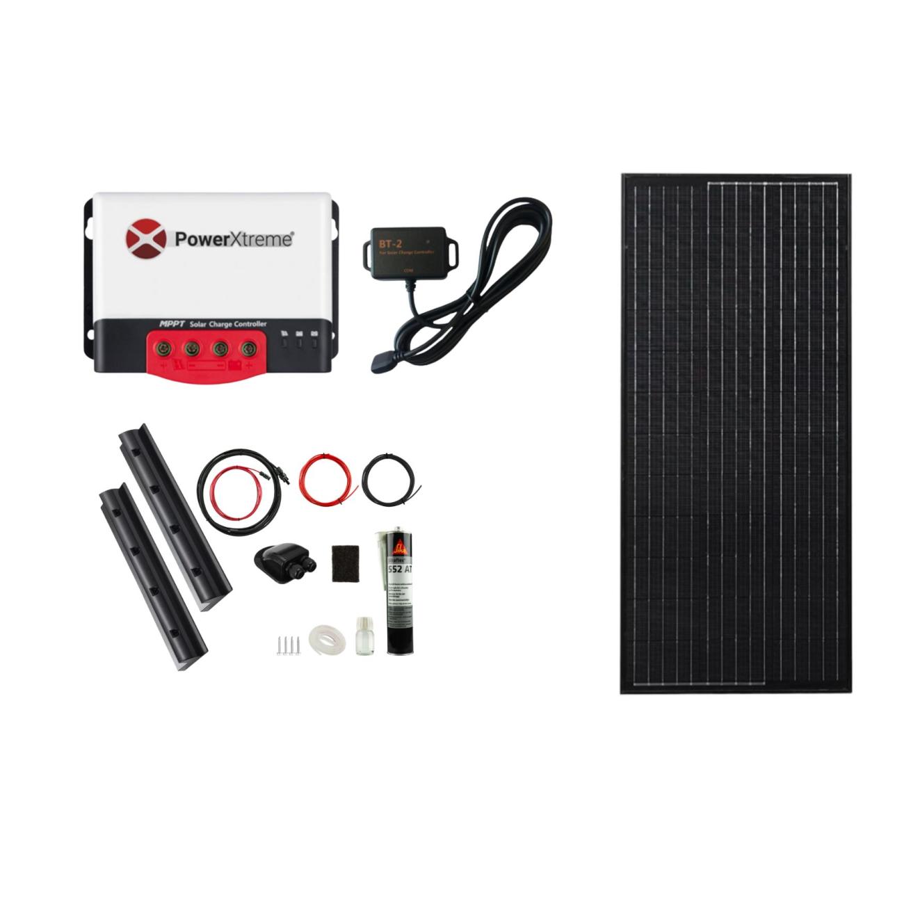 PowerXtreme XS20s Solar MPPT Mit Bluetooth, 140W Paket Schwarz