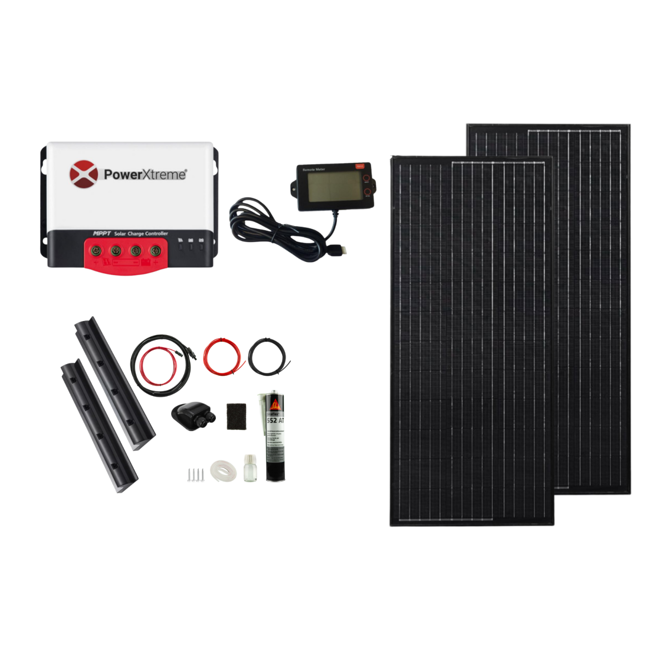 PowerXtreme XS20s Solar MPPT Mit Display 280W Pakket Schwarz